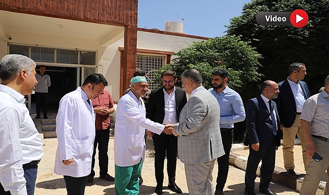 Şanlıurfa İl Sağlık Müdürü Gülüm’den “Tel Abyad İnsani ve Teknik Yardım Hastanesi’ne ziyaret