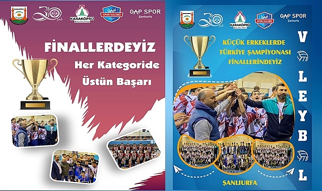 Şanlıurfa’nın Genç Takımı, Türkiye’nin En Büyük Takımlarının Altyapıları ile Türkiye Şampiyonası Finallerinde Mücadele Edecek