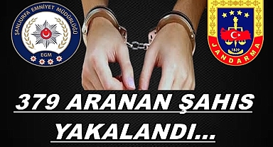 Emniyet ve jandarma el ele: 379 firari şahıs Şanlıurfa’da kıskıvrak yakalandı