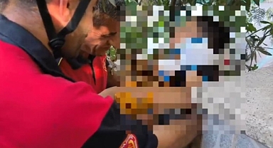 Küçük Halil’in sessiz çığlığına itfaiye ekipleri koştu